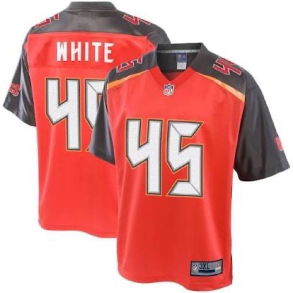 Tampa Bay Buccaneers Devin White Red Player Jersey